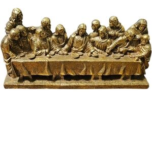 Gold Last Supper Figurine